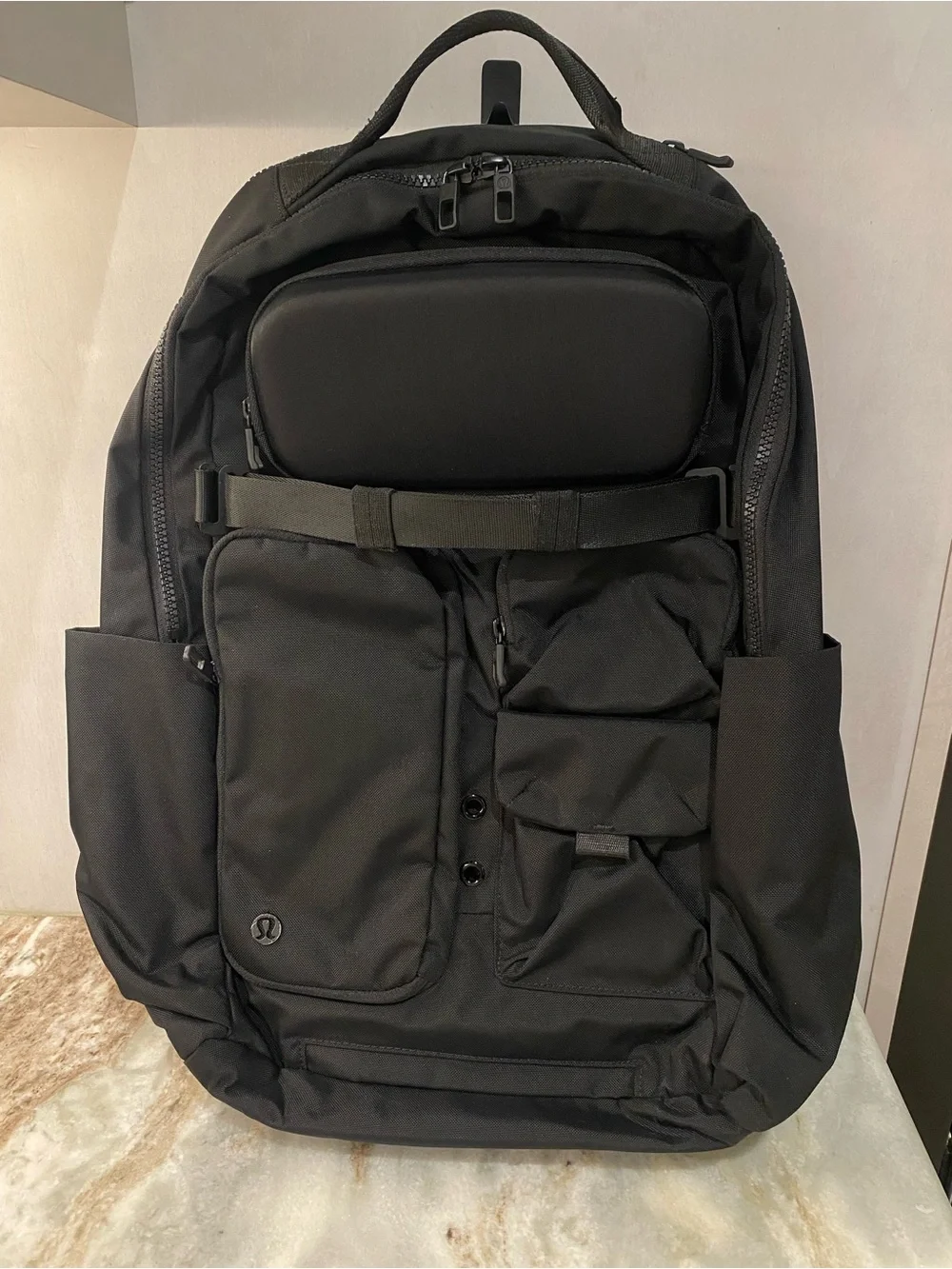 Lululemon Black Cruiser Large Backpack 28L Tech Gym Bag